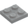 LEGO Medium Stone Gray Plate 2 x 2 (3022 / 94148)