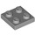 LEGO Gris pierre moyen assiette 2 x 2 (3022 / 94148)