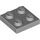 LEGO Medium Stone Gray Plate 2 x 2 (3022 / 94148)