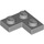 LEGO Medium Stone Gray Plate 2 x 2 Corner (2420)