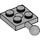 LEGO Gris pierre moyen assiette 2 x 2 avec Rotule et trou dans la plaque (3768 / 15456)