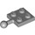 LEGO Mittleres Steingrau Platte 2 x 2 mit Kugelgelenk und kein Loch in der Platte (3729)
