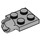 LEGO Mittleres Steingrau Platte 2 x 2 mit Kugelgelenkpfanne Mit 4 Steckplätzen (3730)
