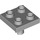 LEGO Medium Stone Gray Plate 2 x 2 with Bottom Pin (No Holes) (2476 / 48241)