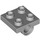 LEGO Gris pierre moyen assiette 2 x 2 avec des trous (2817)
