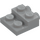 LEGO Medium Stone Gray Plate 2 x 2 x 0.7 with 2 Studs on Side (4304 / 99206)