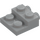 LEGO Medium Stone Gray Plate 2 x 2 x 0.7 with 2 Studs on Side (4304 / 99206)