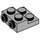 LEGO Mittleres Steingrau Platte 2 x 2 x 0.7 mit 2 Bolzen auf Seite (4304 / 99206)