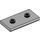LEGO Gris pierre moyen assiette 2 x 4 avec 2 Goujons (65509)