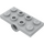 LEGO Gris pierre moyen assiette 2 x 4 avec Underside Épingle des trous (26599)