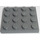 LEGO Medium Stone Gray Plate 4 x 4 (3031)