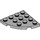 LEGO Mittleres Steingrau Platte 4 x 4 Runden Ecke (30565)