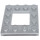 LEGO Medium Stone Gray Plate 4 x 4 with 2 x 2 Open Center with Lines (64799 / 100674)