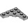 LEGO Gris pierre moyen assiette 4 x 4 avec Circular Cut Out (35044)