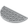LEGO Gris pierre moyen assiette 4 x 8 Rond Demi Cercle (22888)