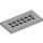 LEGO Medium Stone Gray Plate 4 x 8 with Studs in Centre (6576)