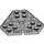 LEGO Medium Stone Gray Plate 6 x 6 Hexagonal (27255)