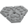 LEGO Medium Stone Gray Plate 6 x 6 Hexagonal (27255)