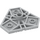 LEGO Mittleres Steingrau Platte 6 x 6 Hexagonal (27255)