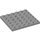 LEGO Medium Stone Gray Plate 6 x 6 with Holes (73110)