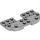 LEGO Medium Stone Gray Plate 8 x 4 x 0.7 with Rounded Corners (73832)