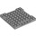 LEGO Medium Stone Gray Plate 8 x 8 x 0.7 with Cutouts (2628)