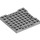LEGO Medium Stone Gray Plate 8 x 8 x 0.7 with Cutouts (2628)