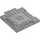 LEGO Medium Stone Gray Plate 8 x 8 x 0.7 with Cutouts and Ledge (15624)