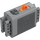 LEGO Medium Stone Gray Power Functions Battery Box with Beam Connectors (16511 / 58119)