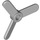 LEGO Medium Stone Gray Propeller 3 Blade 4 Diameter (2421 / 28969)