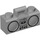 LEGO Gris pierre moyen Radio avec Noir Trim et Cassette (25202 / 93221)