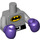 LEGO Medium Stone Gray Raging Batsuit - Batman Batsuit with Boxing Gloves From Lego Batman Movie Minifig Torso (973 / 97149)