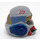 LEGO Grigio pietra medio Rebel Casco con Dark Blu (11764 / 67465)