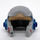 LEGO Medium Stone Gray Rebel Helmet with Dark Blue (11764 / 67465)