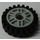 LEGO Mittleres Steingrau Rim Narrow Ø18 x 7 and Pin Hole with Deep Spokes and Brake Rotor with Narrow Tire Ø24 x 7mm