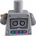 LEGO Medium Stone Gray Robot Torso (973)