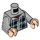 LEGO Medium Stone Gray Ron Weasley In Year 2 Muggle Clothes Minifig Torso (973 / 76382)