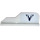 LEGO Medium Stone Gray Rudder 1 x 8 with StarScavenger Logo Sticker (23930)