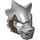 LEGO Medium Stone Gray Saber-Tooth Tiger Mask with Fangs and Copper Armor (15083 / 21309)