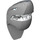 LEGO Medium Stone Gray Shark Head with Fin with Dark Blue Markings (87984)