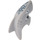 LEGO Medium Stone Gray Shark Warrior Head (87984)