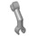 LEGO Medium Stone Gray Skeleton Arm With Vertical Hand (26158 / 33449)