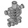 LEGO Gris pierre moyen Squelette Corps avec Épaule Rods (60115 / 78132)