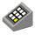 LEGO Medium Steengrijs Helling 1 x 1 (31°) met keypad (35338 / 78238)