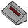 LEGO Gris pierre moyen Pente 1 x 2 (31°) avec AT-AT Cockpit, Dark rouge Fente (50398 / 73607)