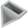 LEGO Gris pierre moyen Pente 1 x 2 (45°) Double / Inversé avec fond ouvert (3049)