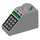 LEGO Mittleres Steingrau Steigung 1 x 2 (45°) mit Keypad, Green Digital Display, und Buttons Muster (3040 / 50344)