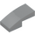 LEGO Medium Stone Gray Slope 1 x 2 Curved (11477)