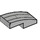 LEGO Medium Stone Gray Slope 1 x 2 Curved with Black Lines (11477 / 36438)