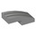 LEGO Medium Stone Gray Slope 1 x 2 Curved with Black Lines (11477 / 36438)